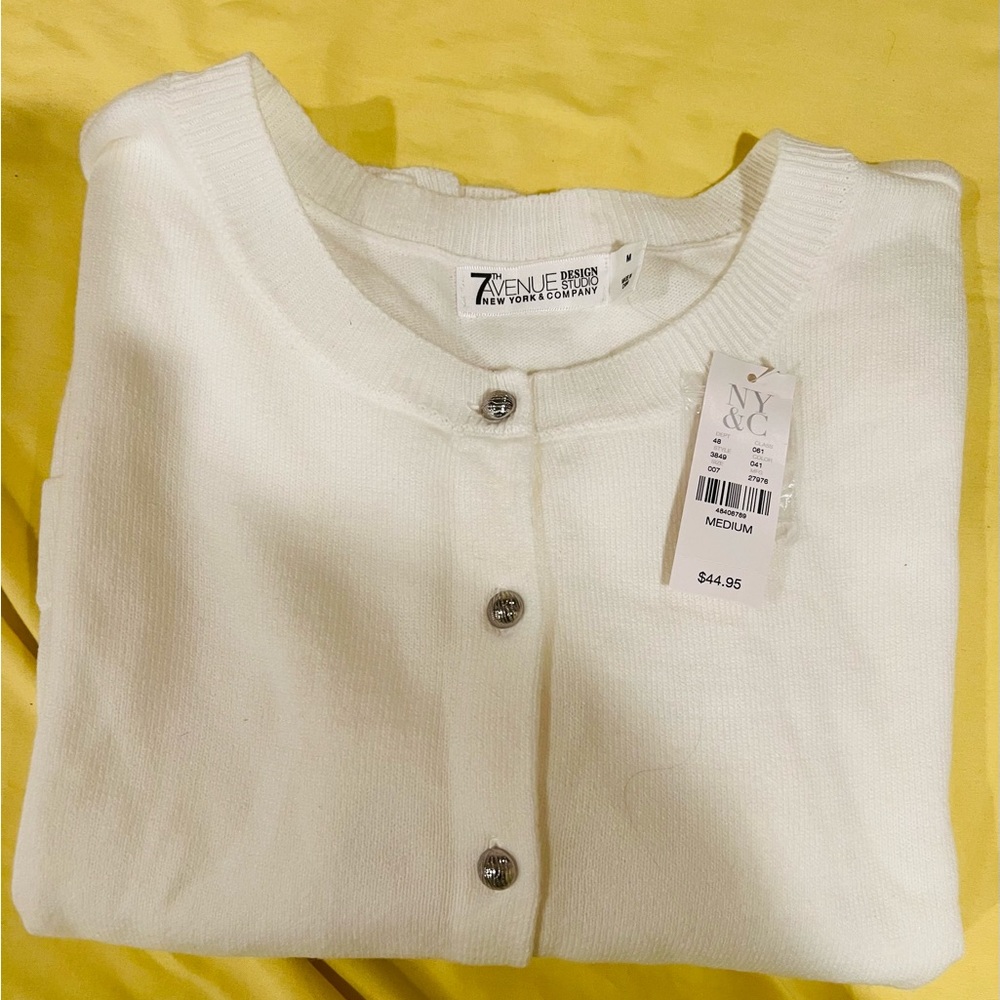 NWT - 7th Avenue - Double-Pocket Chelsea Crewneck - Picture 5 of 6